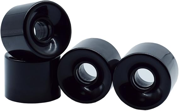 Amazon Marufang スケートボード スケボー ソフトウィール 60mm 4個セット ブラック Marufang ウィール