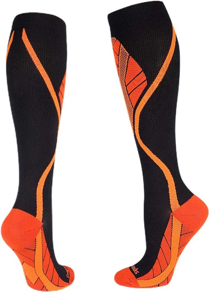 ABOOFAN Long Tube Compression Socks High Compression Socks for Men