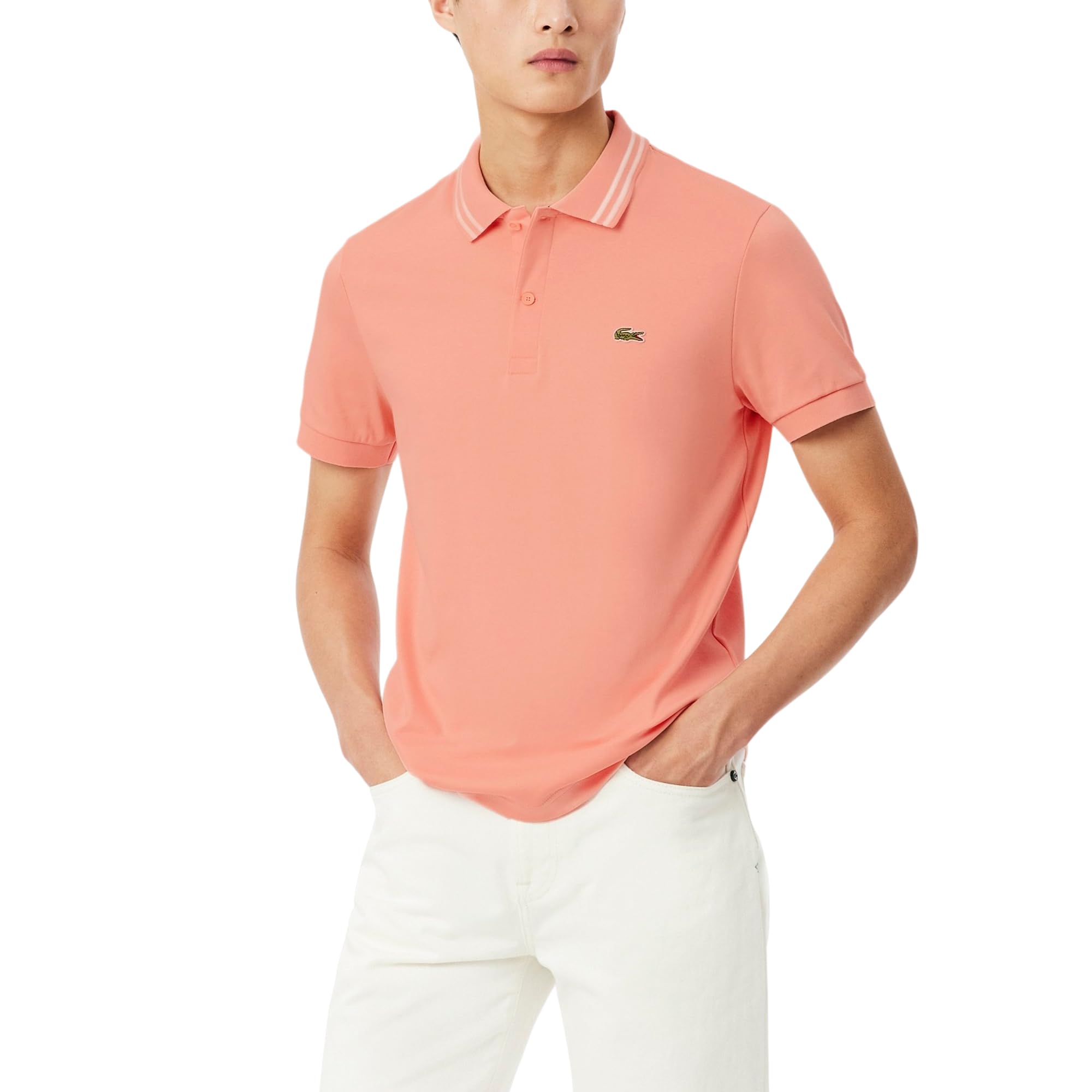 Lacoste Men’s Regular Fit Cotton Pima Interlock Polo Shirt, Miami, XX-Large