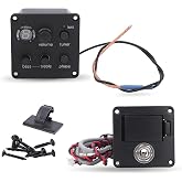 Acoustic Guitar Pickup Preamp System, Pickup Onboard Preamps Equalizer Pre-Wired Guitar Pickup Turner Onboard Preamps EQ Equalizer for Glued to Sound Hole