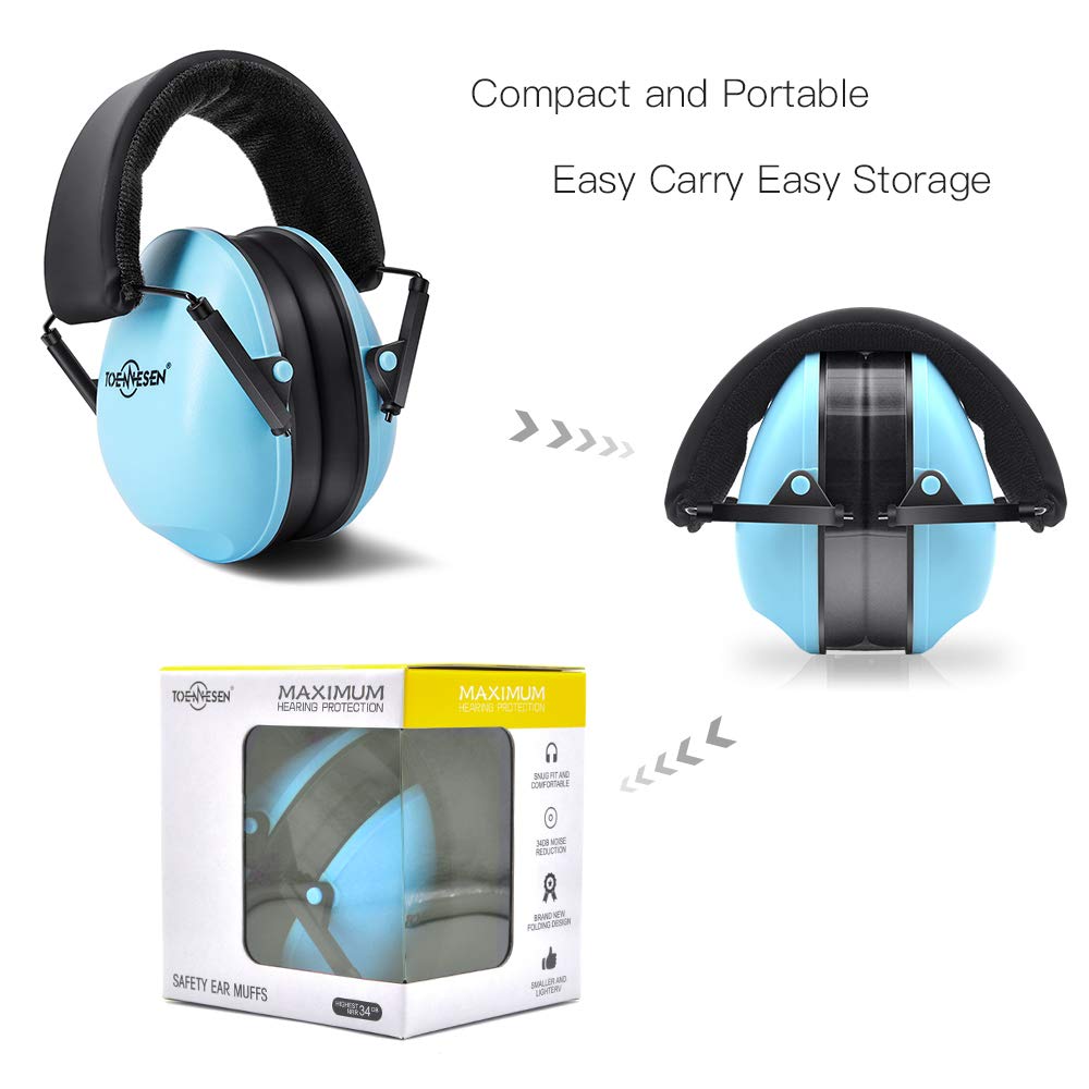 Rose Casque Anti Bruit Toennesen Enfant Cache Oreilles Reduction De Bruit Pour Enfants Et Bebe Protection Auditive Pour La Reduction Du Bruit Portable Confortable Nrr 34 Db Avec Bandeau Adjustable Securite Equipement Et