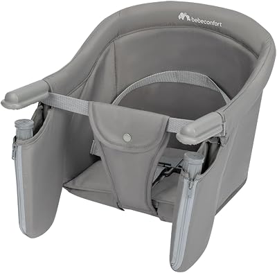 Bebeconfort Malva Clip-On Table Seat 6 Months 3 Years Mineral Grey