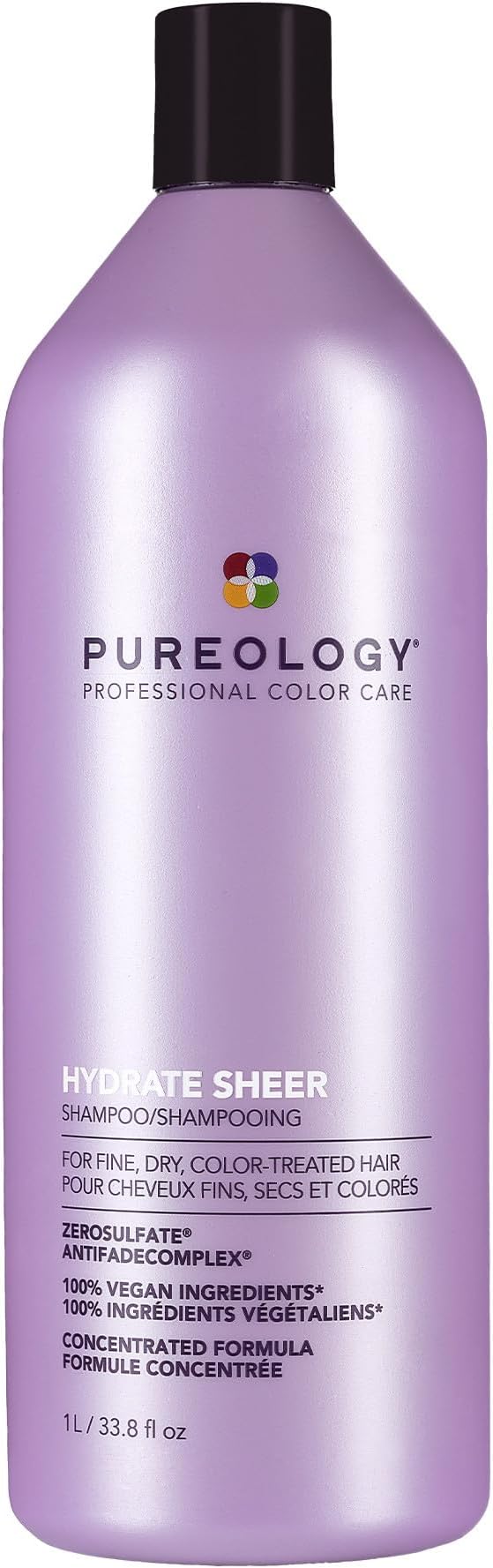 Pureology Hydrate Sheer Moisturising Shampoo for Fine Colour Treated Hair