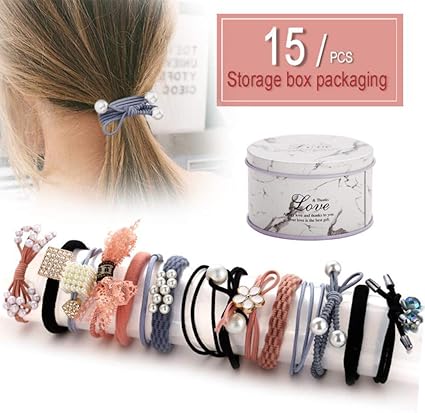 Amazon Com Head Rope Female Korean Simple Hair Ring Tied Hair