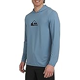 Quiksilver Men's Swimwear Regular Fit UPF 50 Sun Tee Hooded Rash Guard Shirt (S-XXL)