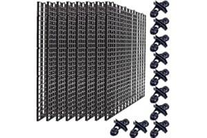 Hoypeyfiy 8 Pieces Fish Tank Divider with Sucker Clips 30x30cm/11.8x11.8“ Aquarium Filter Bottom Divider Partition Separator