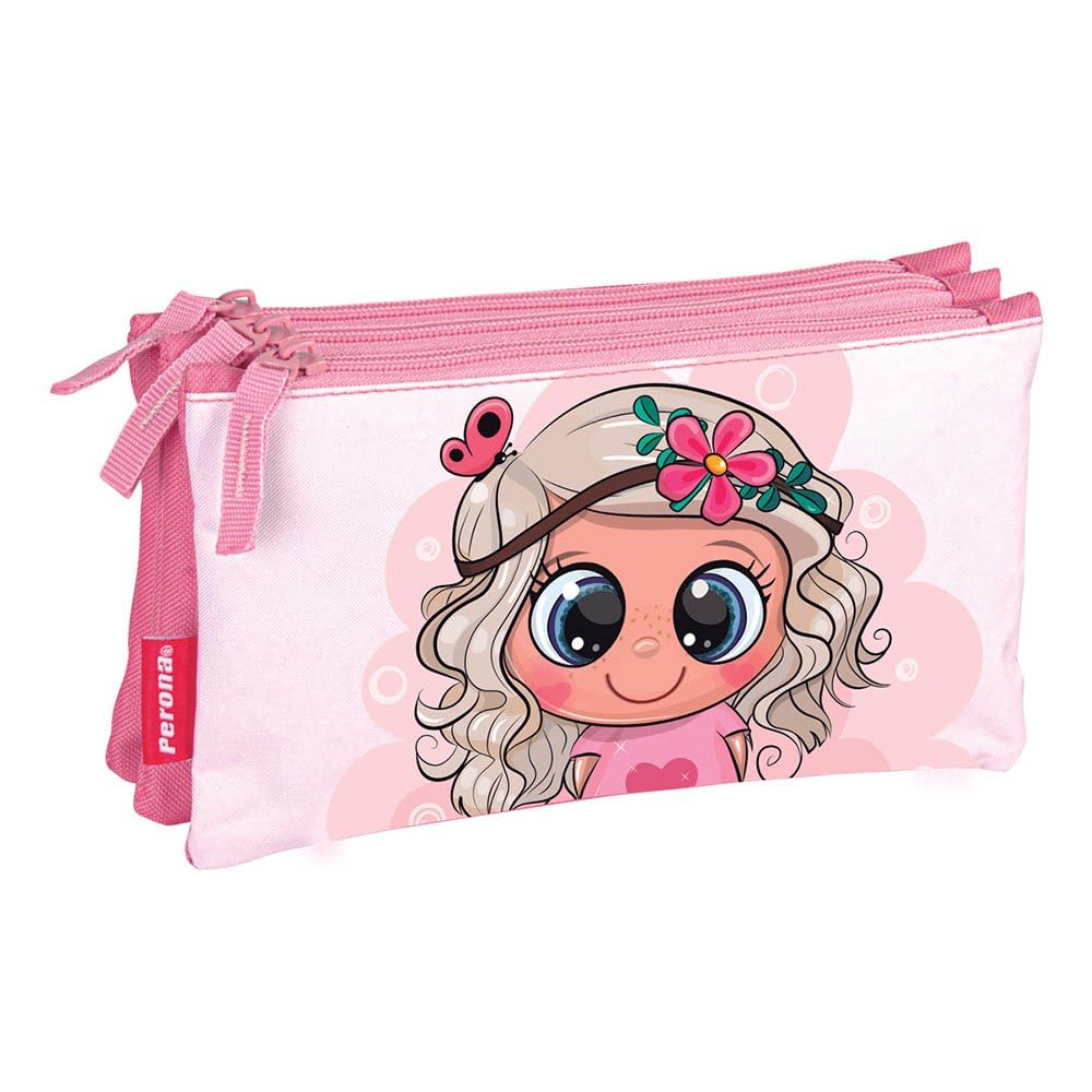 Triple Doll Perona 58769 Pencil Case, Colour, One Size, Casual
