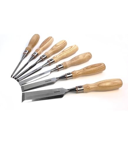 Narex 853653 3 Piece Dovetail Chisel Set of Richter Bevel Edge