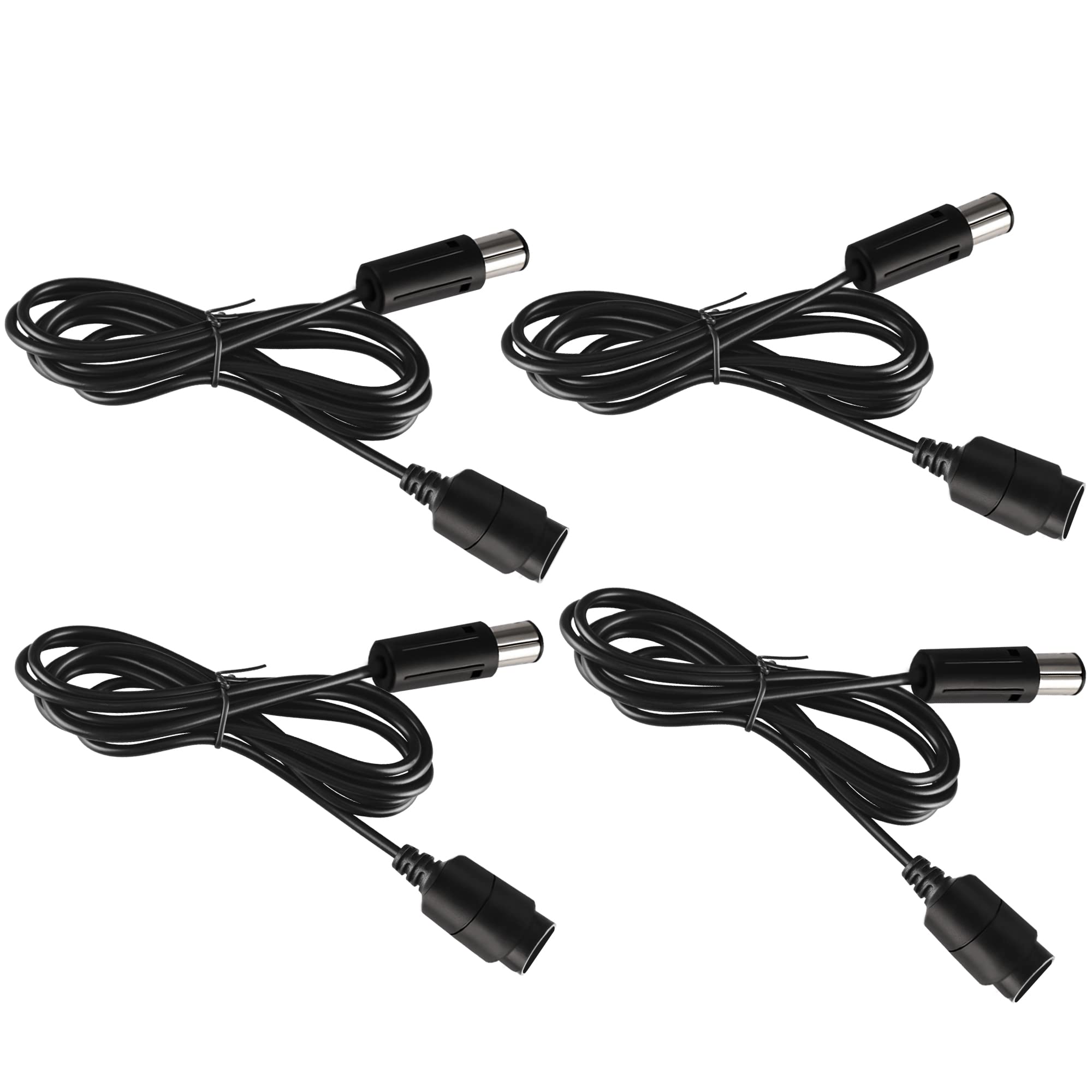 Photo 1 of Xahpower 4Pack 6Ft NGC Controller Extension Cable Cord for Nintendo Wii/Gamecube Controller