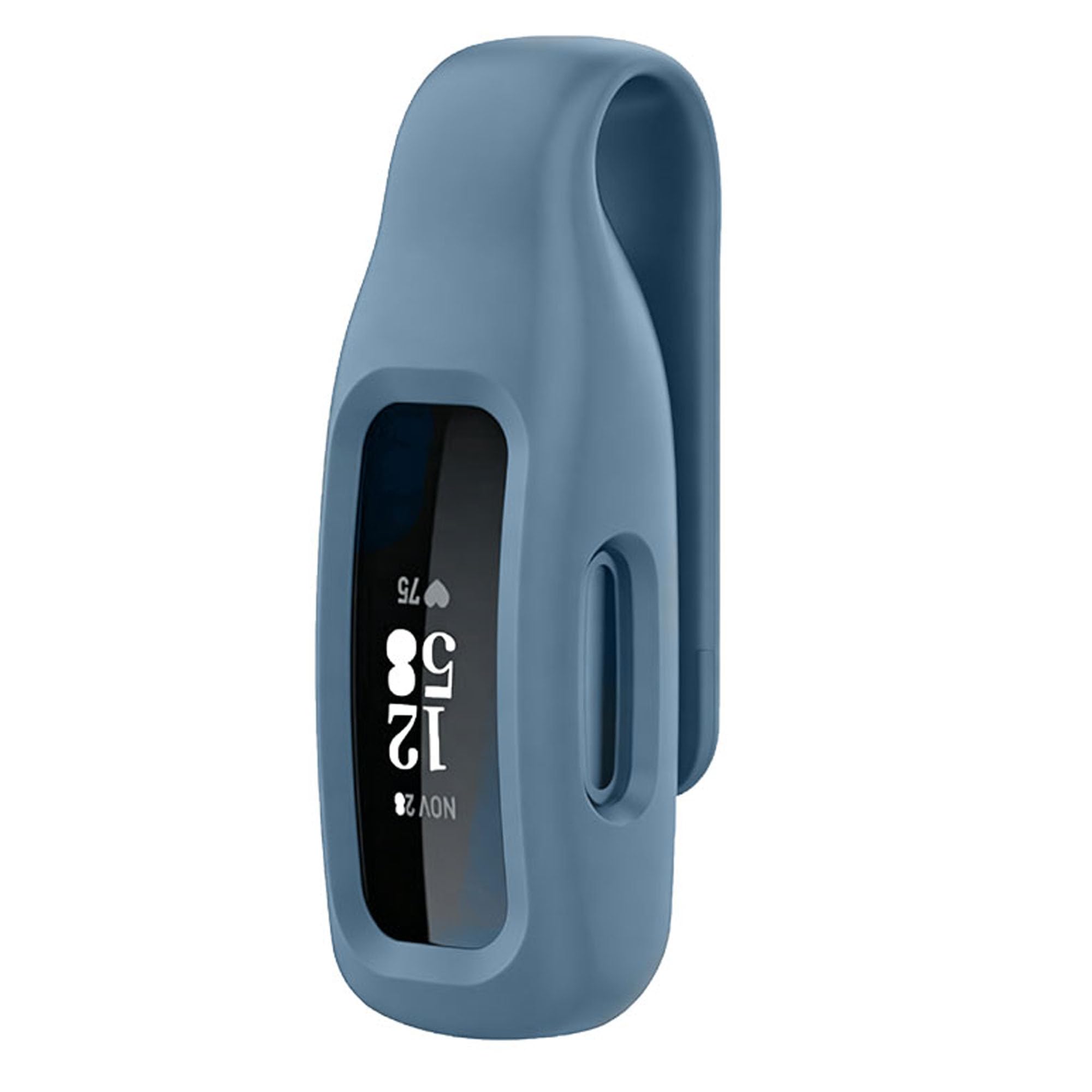 INF Silicone Clip Holder for Fitbit Inspire 3/Inspire 2/Ace 3, Soft Secure Case for Fitness Tracker, Clip Clasp Case Women Men Sport Clip Accessory for Collar, Belt, Pocket, Daily & Sports Use