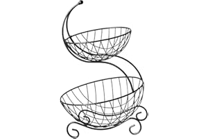 homwowo Metal Wire Storage Basket Fruits Enhancing Kitchen Decor And Storing Fresh Produce Not Easy To Deform Fruit Basket Do