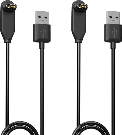 AWINNER Upgrade Compatible Garmin Watch Charger Cable 2 Pack