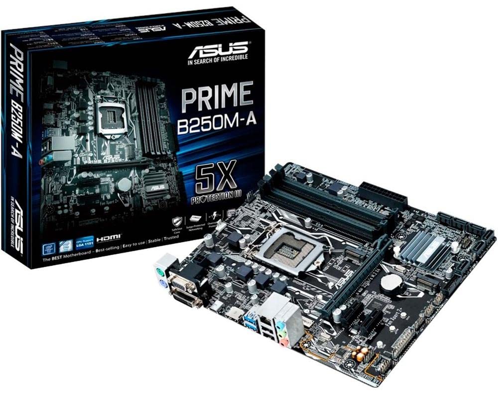 ASUS PRIME B250M-A LGA1151 DDR4 HDMI DVI VGA M.2
