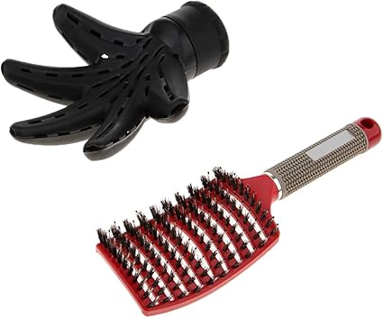Vent Curly Wet Hair Brush Paddle Pins Soft Hair Dryer Blow