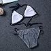 morecome Beachwear, Women Bikini Set Swimwear Bra Swimsuit (S, Gray)