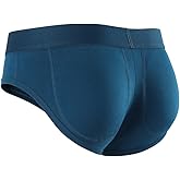 BRODDLE Mens Padded Briefs Removable Pad of Butt Lifter and Enlarge Package Pouch