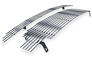 APS Compatible with Toyota Tacoma 2001-2004 Stainless Steel Chrome Billet Grille Grill Insert Combo T87772A