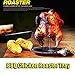 EVINIS Steel Upright Chicken Roaster Rack With Bowl Tin Non-stick Cooking Tools Baking Pan Barbecue Grilling BBQ Accessories
