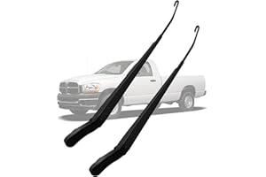 BTROVIA 1 Pair Front Windshield Wiper Arm Replacement Kit Compatible With 02-04 Dodge Ram 1500/2500/3500,Replaces 42884,42885,55077133AA,55077133AB,55077132AA,55077132AB