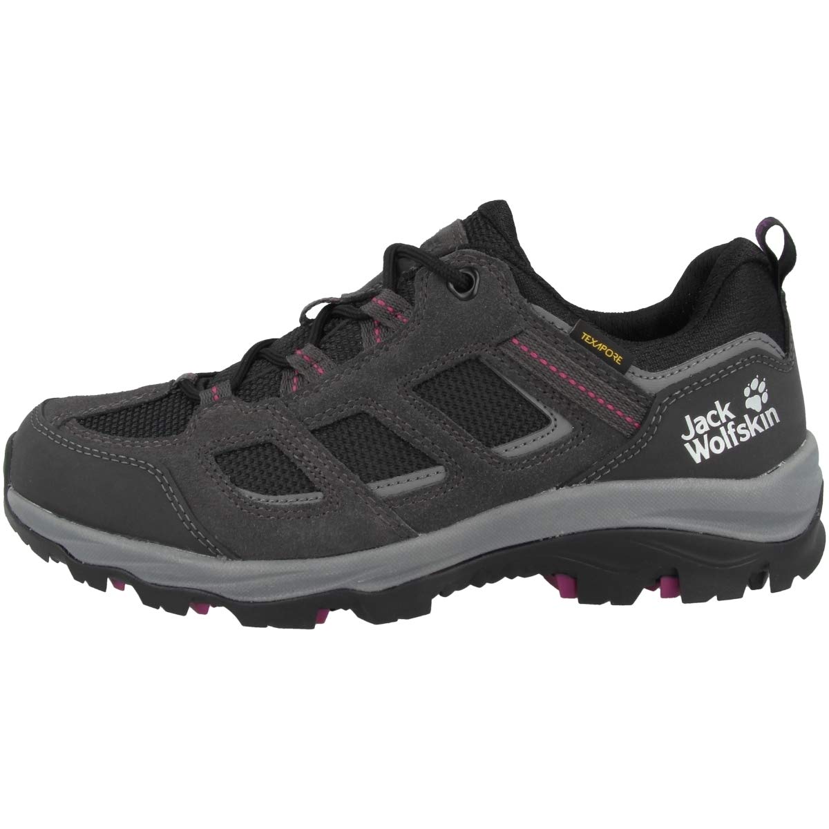 Jack Wolfskin Vojo 3 Texapore Low-Cut Schuhe Damen grau/lila