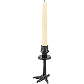 Primitives by Kathy Decorative Candle Holder, from Our Halloween Collection, Features a Sculpted Design That resembles a Crow Foot with Coordinating Design on top to Hold a Single Candle