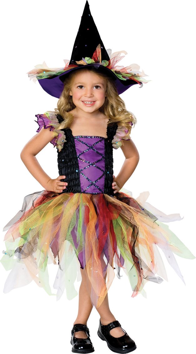 Let's Pretend Child's Glitter Witch Costume, Toddler