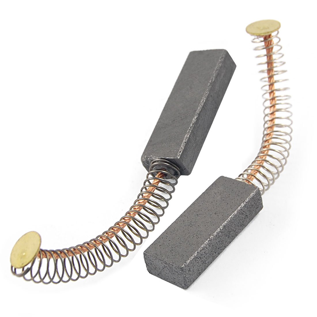 Sourcingmap 1 1/5" x 3/8" x 7/32" Replacement Electric Carbon Brush 2 Pcs