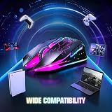 VersionTECH Wireless Gaming Mouse 2.4G Rechargeable Silent Click DPI view 7