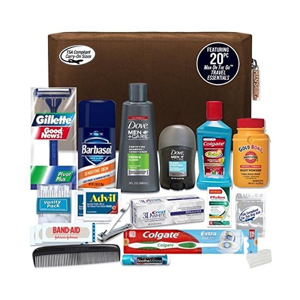 Convenience Kits International Men’s Premium 20Piece Kit with Travel