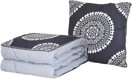 Amazon Bonheur Bonheu クッション になる ひざ掛け 両用 抱き枕 ブランケット 防寒保温 かわいい コンパクト 2way 収納便利 ボヘミア ひざ掛け ハーフケット オンライン通販