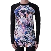 BLACKSTRAP Women's Pinnacle Crew Baselayer Top (Floral Retro, Medium)