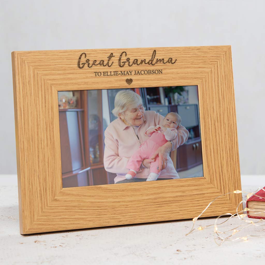 Great Grandma Photo Frame Personalised Great Grandma Gifts for