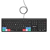 Editors Keys Logic Pro X Keyboard for MacOS | Backlit Shortcut Keyboard