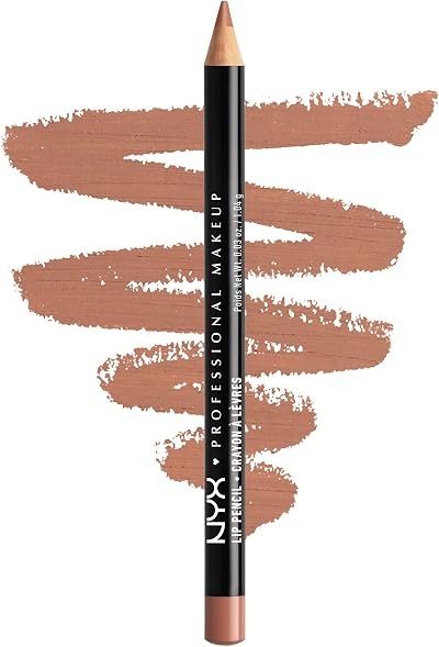 NYX Professional Makeup Slim Lip Pencil Natural Matte Long-Wear Cruelty Free 1g