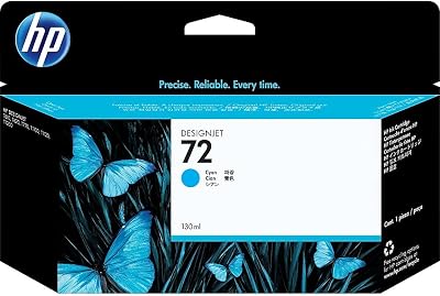 HP 72 C9371A Cyan 130ml DesignJet Ink Cartridge for T2300 T1300 T1200 T1120