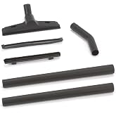 Shop-Vac 9190300 1.5 Inch Diameter Accessory Kit, 2 Extension Wands, Elbow Grip, 12 Inch Floor Nozzle With Brush/Squeegee Inserts