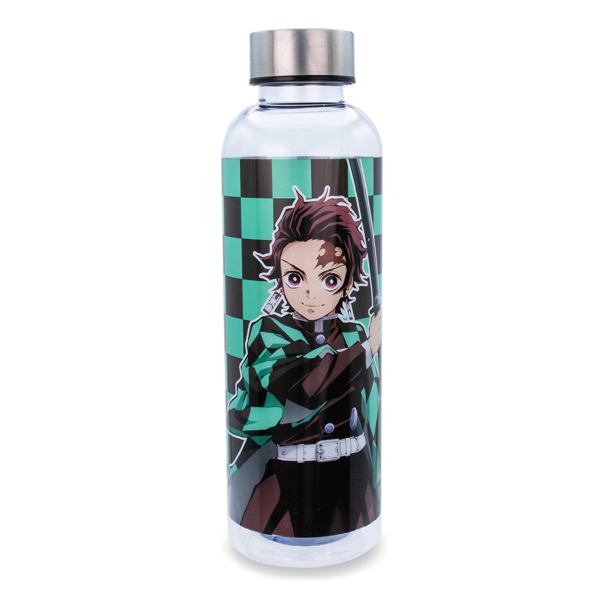 Surreal Entertainment Demon Slayer Tanjiro Kamado Plastic Water Bottle | Holds 20 Ounces