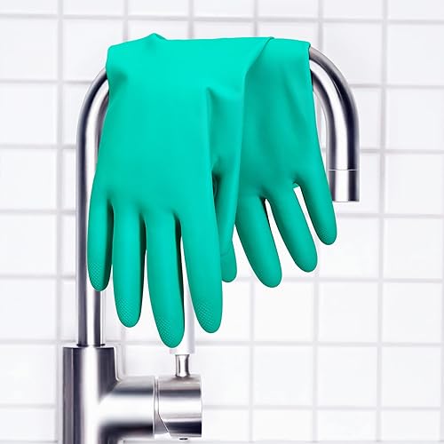 ThxToms Chemical Resistant Nitrile Gloves, Resist Household Acid