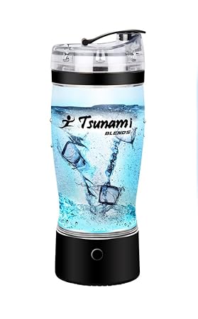 Tsunami Blends Indias First Ever Portable Plastic Rechargeable Mixer (Black)