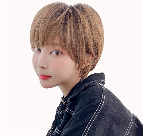 Amazon Co Jp ウィッグ女性ブラッグヘアウェーブヘッドの韓国語バージョンウィッグウィッグ女性ヘッドファッションウィッグ 色 グリーンウッドリネングレー28cm ホーム キッチン