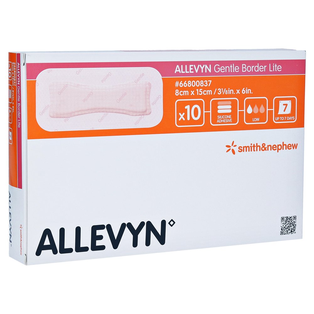 Allevyn Silicone Gel Adhesive Hydro Dressing (Pack of 10)