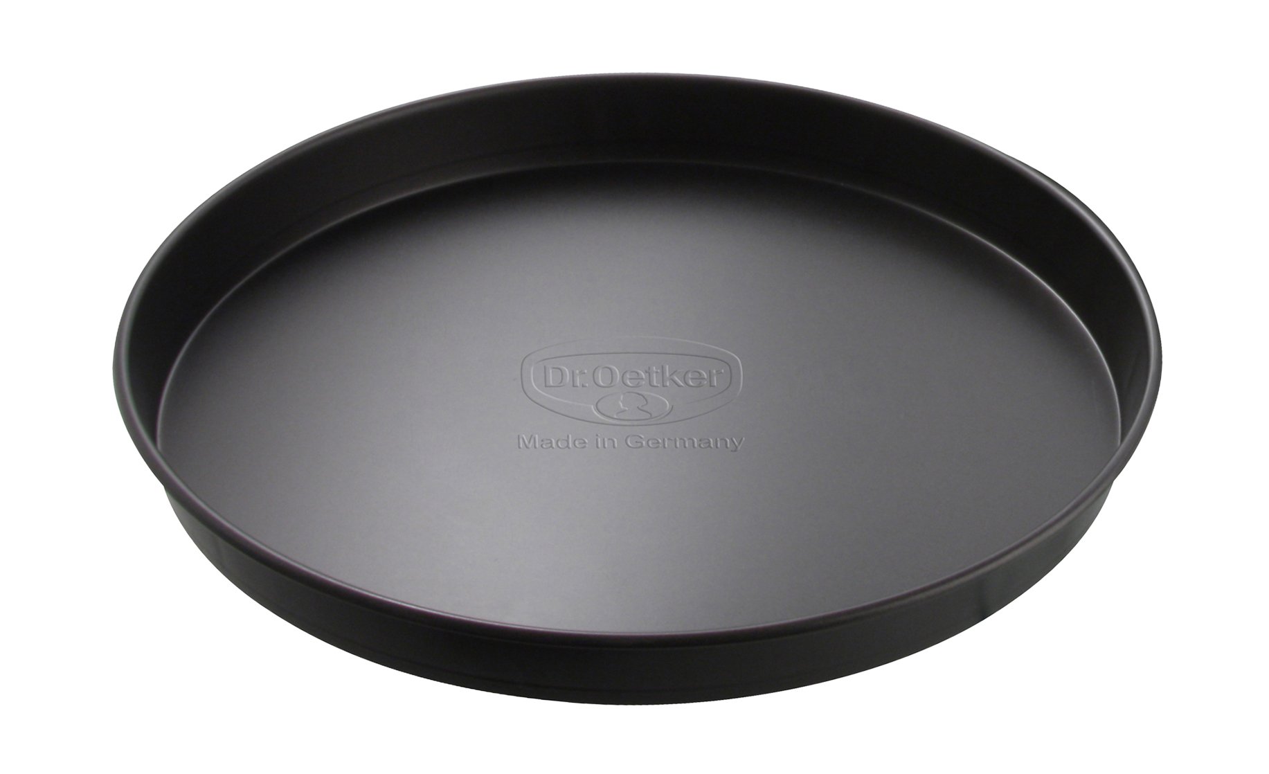 Dr.Oetker "Tradition Pizza/Baking Tray, Steel, Black, 24 cm