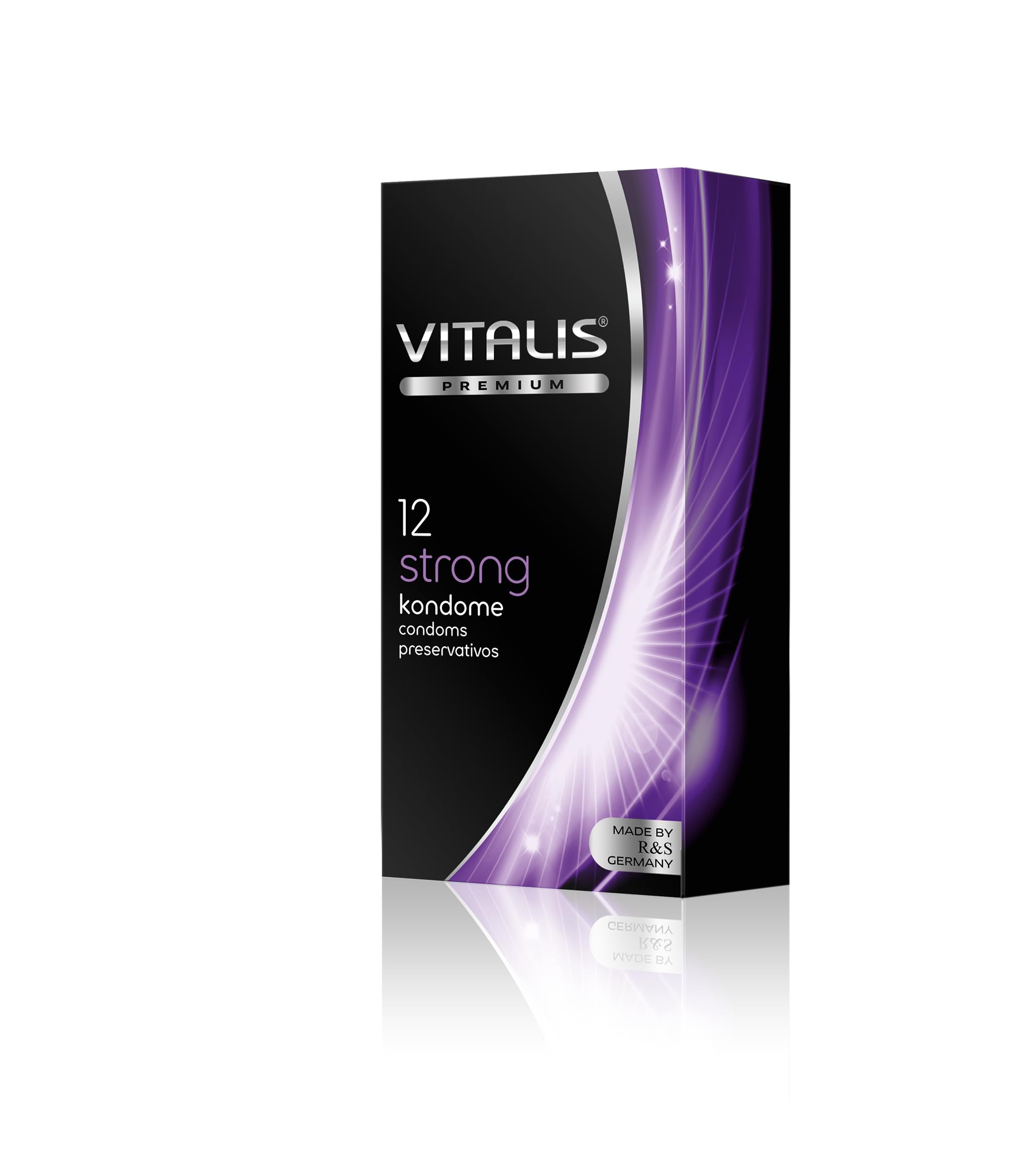 12 Premium Condoms Vitalis Strong - Extra strong Condoms for a safer feeling