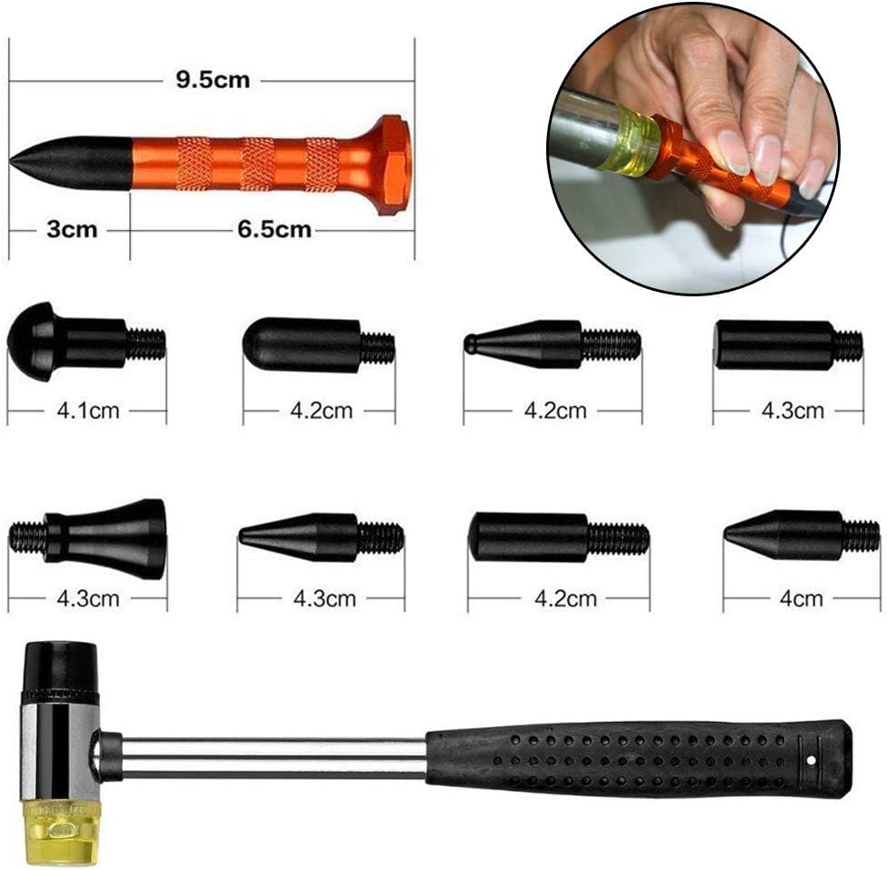 Manelord Car Body Dent Remover and Body Dent Removal Kit, Body Hammer, Car Dent Removal Kit without Paint