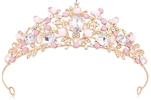 KINBOM Swan Crown for Women, Bridal Swan Crowns Stylish Headband for Queen Princess Women Birthday Party Celebration Holiday