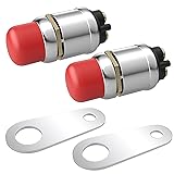 BFXM 2 PCS Push Button Starter Switch 12V