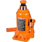VEVOR Hydraulic Bottle Jack, 20 Ton (44092 lbs) Capacity, 8.9-17.1 Inch Lifting Range, Heavy Duty Welded Bottle Jack for Car,