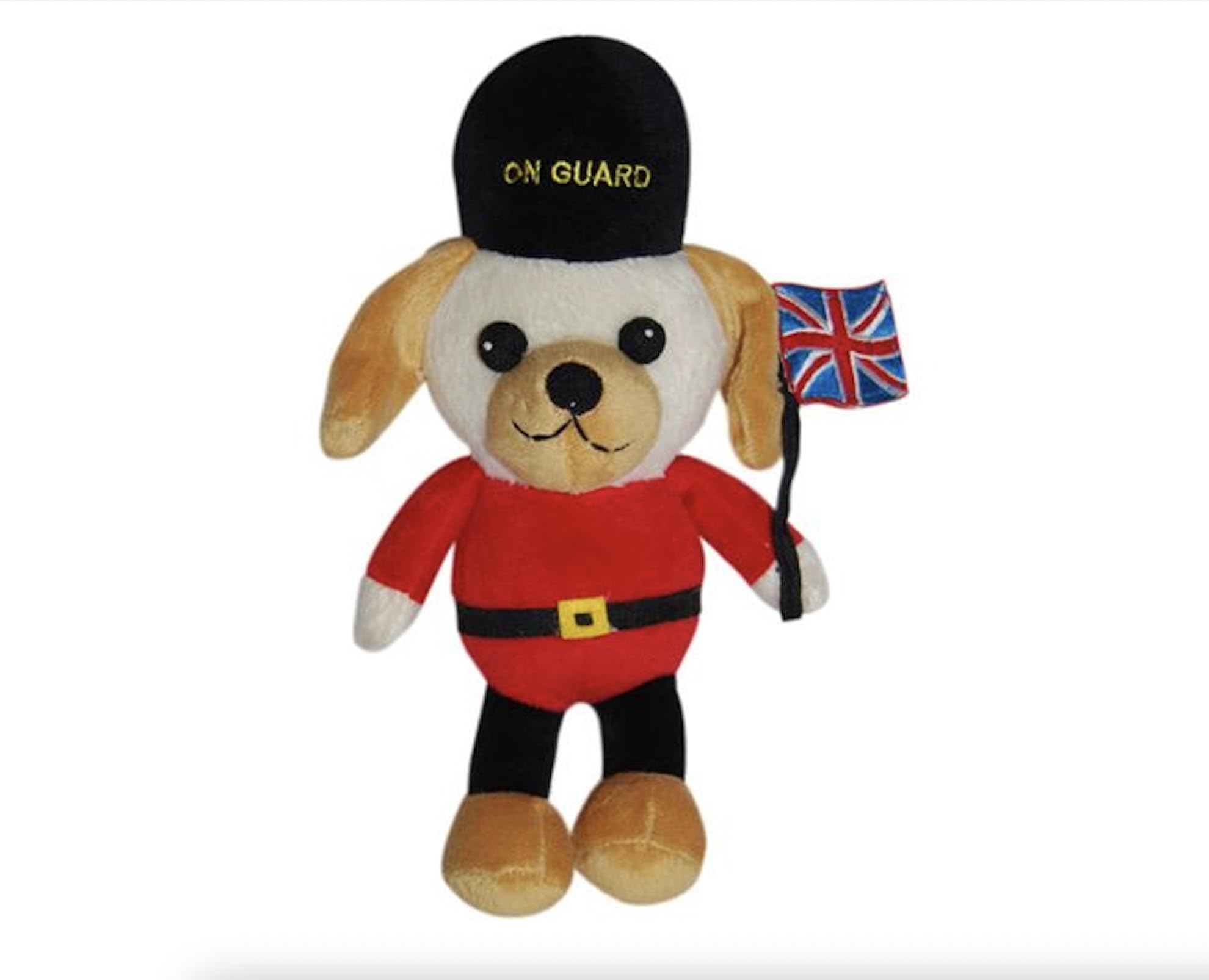 Pet London BRITISH GUARD DOG CHARACTER PLUSH TOY-UK SQUEAKY