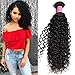 Ali Julia 10A Brazilian Virgin Curly Hair Weave one Bundle Deal Human Hair Weft Extensions Natural Color(8 inch)