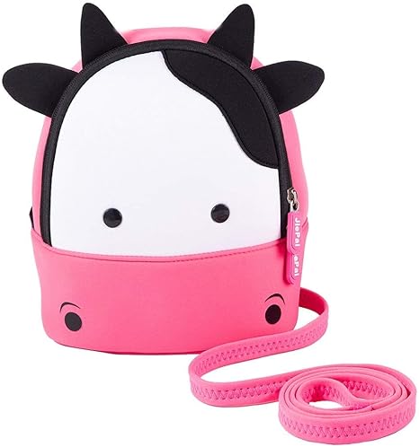 CNDY Mochila de Vaca Rosa para niños con Correa de arnés ...